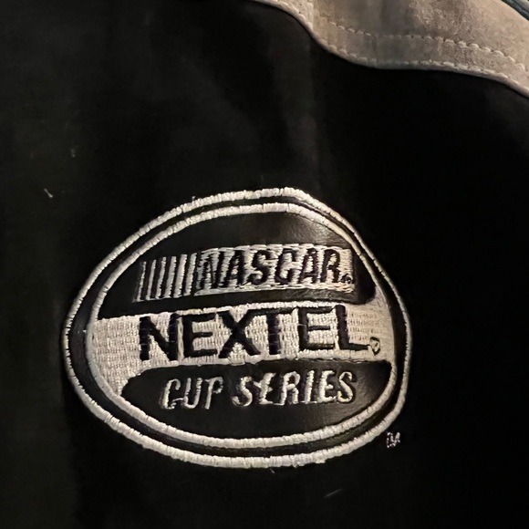 NASCAR Wilson Leather Jacket Blue Autel XXL Chase Ryan Newman - Picture 5 of 9